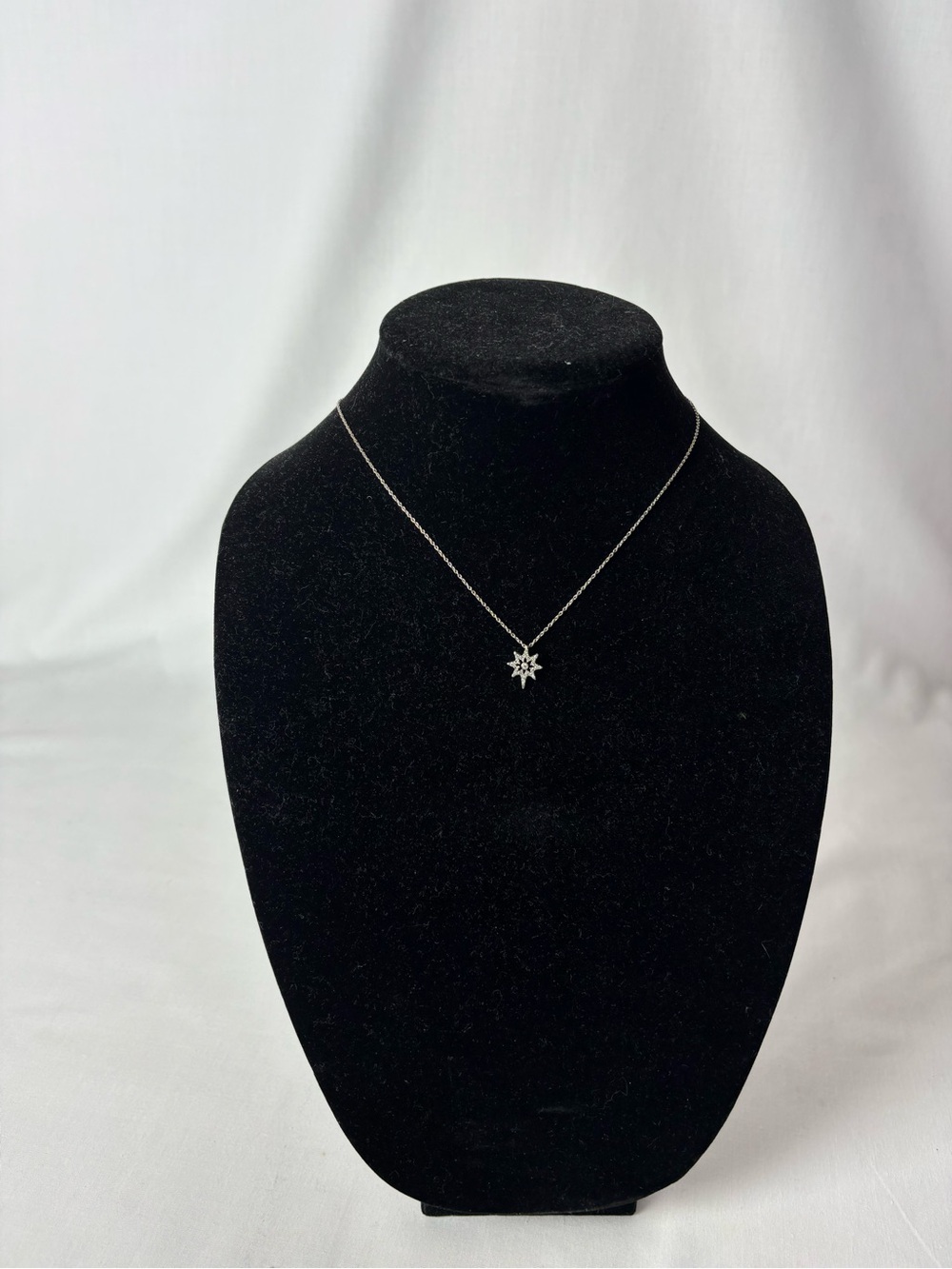 Pandora Sterling Silver North Star Pendant Necklace